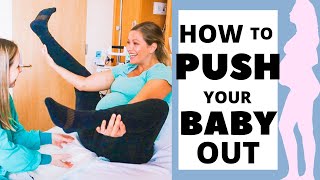 How to PUSH during labor  Best positions to push baby out [upl. by Ybrik]