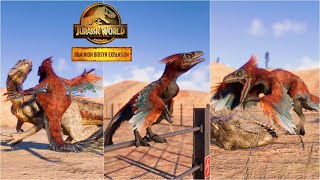 PYRORAPTOR Fence Climbing Social and Hunting Animation vs All Dinosaurs Goats and Humans [upl. by Rehotsirhc]