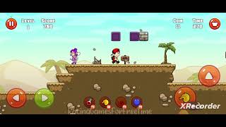 Super Aldos World Jungle Run  Level 1 gameplay adventure action arcade platform running dash game [upl. by Ayatahs]