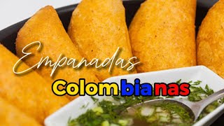 EMPANADAS COLOMBIANAS 🇨🇴🥟con harina pan Receta Fácil y rápida empanadas [upl. by Yclehc]