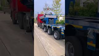 360Ton Hydraulic Platform Trailer by China HIPOTRUK heavyhaul [upl. by Alimat]