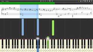 Roberto Cacciapaglia  Atlantico  Piano tutorial and cover Sheets  MIDI [upl. by Epilihp]