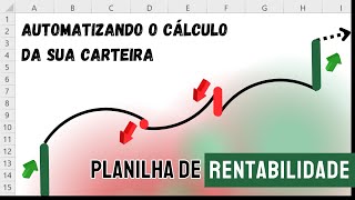 Planilha para Rentabilidade Cotizada de investimentos em Ações Planilha M Financeiro [upl. by Natsrik]