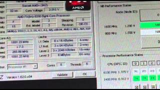 AMD FX8350 at 8140 MHz  Czech and SLovak OC record [upl. by Darnell837]