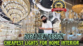 Cheapest lights for home interior  Lights OnWholesale  fancy lights market in delhi Chandelier [upl. by Agem]