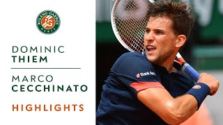 Dominic Thiem vs Marco Cecchinato  SemiFinal Highlights I RolandGarros 2018 [upl. by Rann]