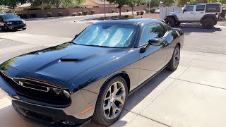 2015 Dodge Challenger SXT Plus rear muffler delete [upl. by Townie]