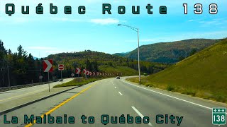 Québec Route 138 WB  La Malbaie to Québec City [upl. by Yaj833]