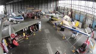 Drone 2015 Flythru of the UAS Aviation Collection at Maze [upl. by Wivina]