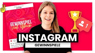 Instagram Gewinnspiele 🤩so gehts [upl. by Malchus]