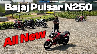 2024 Bajaj Pulsar N250 First Look  Launched at ₹150829  MotorBeam [upl. by Muller]