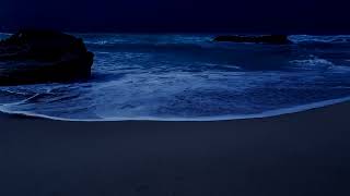 Falling Asleep With The Waves On A Peaceful Night  Deep Sleeping On A Beach In Portugal [upl. by Rosenberg]