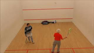 Mo Khalifa Egyptian Squash Coach Squash Drills [upl. by Tarrel]