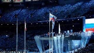 Russian National Anthem at Vancouver 2010 Olympics  Closing Ceremonies [upl. by Viridis413]