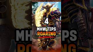 4 Roar Counters  Essential Hidden Tips in Monster Hunter World MHW MonsterHunter Gaming [upl. by Irihs]