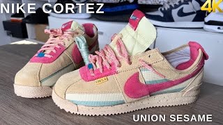 Nike Cortez Union Sesame On Feet Review [upl. by Seth130]