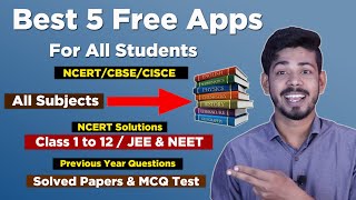 NCERT Book Apps  Best 5 Free apps for Students for Books and Solutions in 2022 [upl. by Wolbrom922]