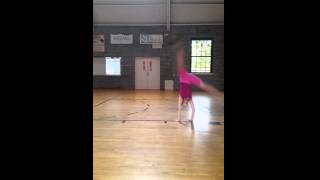 Baton twirling tutorial  toss cartwheel [upl. by Alden]