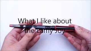 Lamy Joy Fountain Pen Review w Art On The Fridge [upl. by Sturrock]