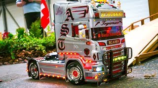 GREAT RC TRUCK COLLECTION RC SHOW TRUCKS RC SCALE MODEL VEHICLES REMOTE CONTROL [upl. by Luemas]