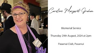 Caroline Margaret Graham  Memorial Service [upl. by Ehcadroj]