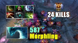 Dota 2 Morphling  587 Immortal [upl. by Ronoh748]