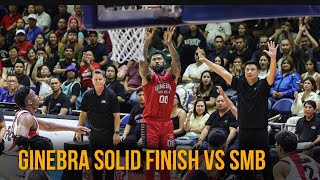 Ginebra Solid Finish vs SMB SemiFinals Game 6 [upl. by Aihsik786]