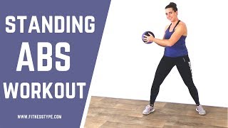 15 Minute Abs Workout with Ball – Ab Targeting Exercises with Medicine Ball [upl. by Avictor]