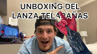 UNBOXING DEL LANZA TELARAÑAS DE SPIDERMAN 😱😍 [upl. by Yemac]