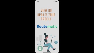 View or Update Your Profile  Routematic Employee App [upl. by Tenom]