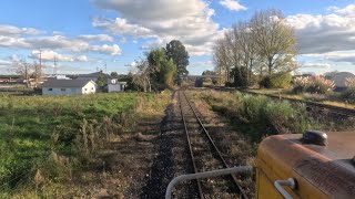 Hautapu to Te Rapa  NZ Rail Cab View Timelapse [upl. by Doria]