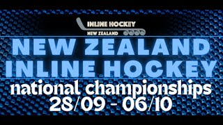 Inline Hockey NZ  Nationals Wednesday afternoon 2nd Oct 2024 [upl. by Rodmur]