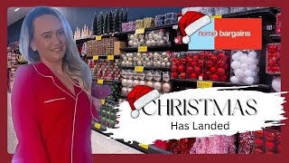 CHRISTMAS HAS LANDED IN HOME BARGAINS  COME SHOP WITH ME 🎄❄⛄christmas homebargains newin [upl. by Kendrick]