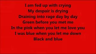 I see Red  Split Enz Lyrics Video [upl. by Aivilys]