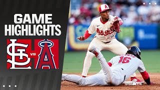 Cardinals vs Angels Game Highlights 51424  MLB Highlights [upl. by Haek]