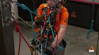 IRATA amp SPRAT Level 1 Rope Access Training Small ReAnchor [upl. by Gurevich]