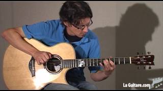 Michel Pellerin luthier  Montreal guitar Show 2012 by Martin Toussaint [upl. by Lachish621]