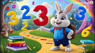 Bunny’s Magical Counting Adventure  Learn Numbers 1 to 10 for Kids Toddlers Children [upl. by Odella]