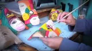 How To Make a Maya Wooden Mask [upl. by Niawat500]