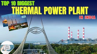 Top 10 Biggest Thermal Power Plants in India  Thermal Power Station [upl. by Arekahs]