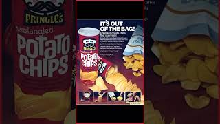 In 1970 Pringles Potato Chips are out of the Bag foodhistory chips potatochips pringles [upl. by Nerb]