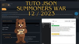 COMMENT EXTRAIRE SON FICHIER JSON SUR SUMMONERS WAR  summonerswar guide tutorial json [upl. by Mallis]