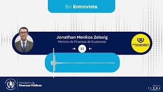 Entrevista Ministro Jonathan Menkos sobre ejecución presupuestaria [upl. by Patman247]