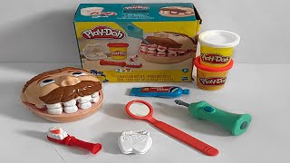 PlayDoh Dentist Set  How to Brush Your Teeth and Oral Hygiene for Kids [upl. by Fania832]