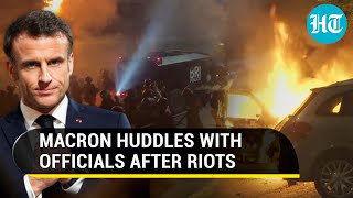 France Hunts Down Rioters After Widespread Violence Nearly 4000 Held  Macron Meets Officials [upl. by Ennailuj]