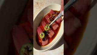 SALSA MACHA TUNA TIRADITO🍣🌶️ [upl. by Skiba]