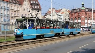 Trams in Wrocław Poland Part I Tramwaje we Wrocławiu [upl. by Conover78]