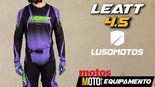 Leatt 45 Motocross e Enduro  Equipamento [upl. by Nanyt]