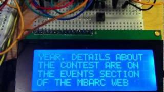 My Pet Arduino Copies Morse Code to an LCD Display Module [upl. by Nortal]