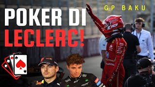 F1 Qualifica Baku  MAMMA MIA Leclerc capolavoro Ferrari ma affonda Norris [upl. by Nylesaj]